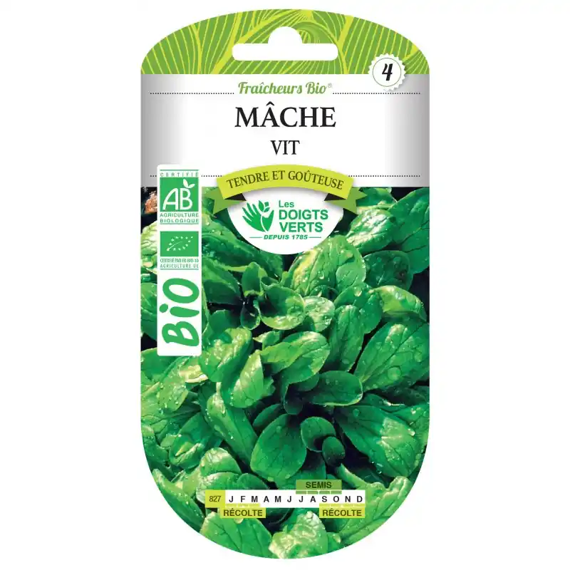Réduction MÂCHE VIT BIO – CATÉGORIE 4 – LES DOIGTS VERTS