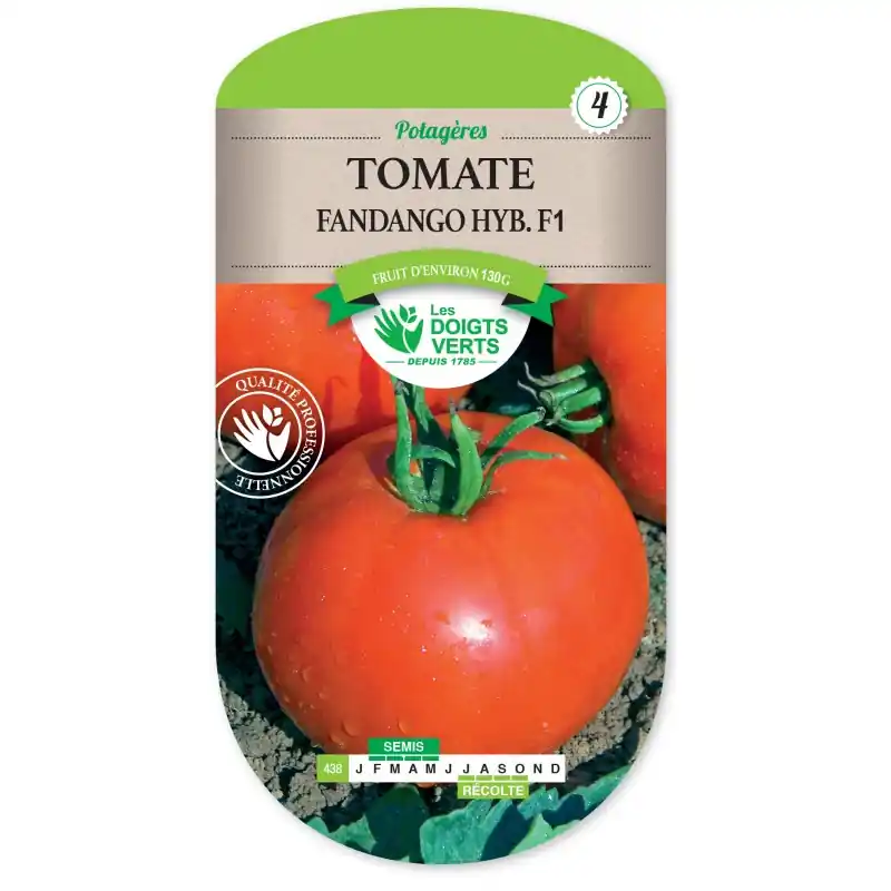 Offre Spéciale TOMATE FANDANGO HYBRIDE F1 – CATÉGORIE 4 – LES DOIGTS VERTS