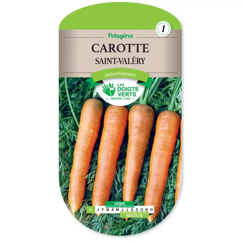 Offre Spéciale CAROTTE SAINT-VALÉRY – CATÉGORIE 1 – LES DOIGTS VERTS