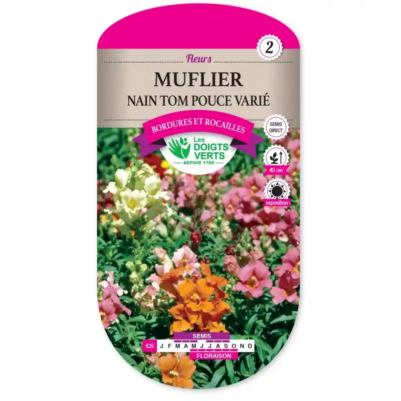 Dernier Modèle MUFLIER NAIN TOM POUCE VARIÉ – CATÉGORIE 2 – LES DOIGTS VERTS