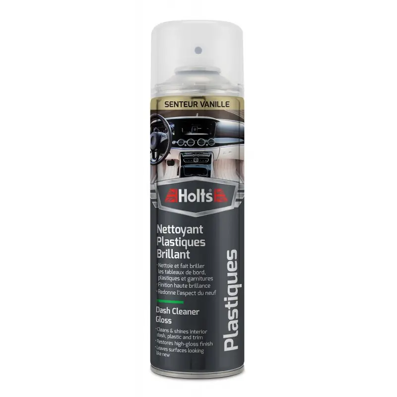 NETTOYANT PLASTIQUE BRILLANT VANILLE 500ML - HOLTS Meilleur Prix