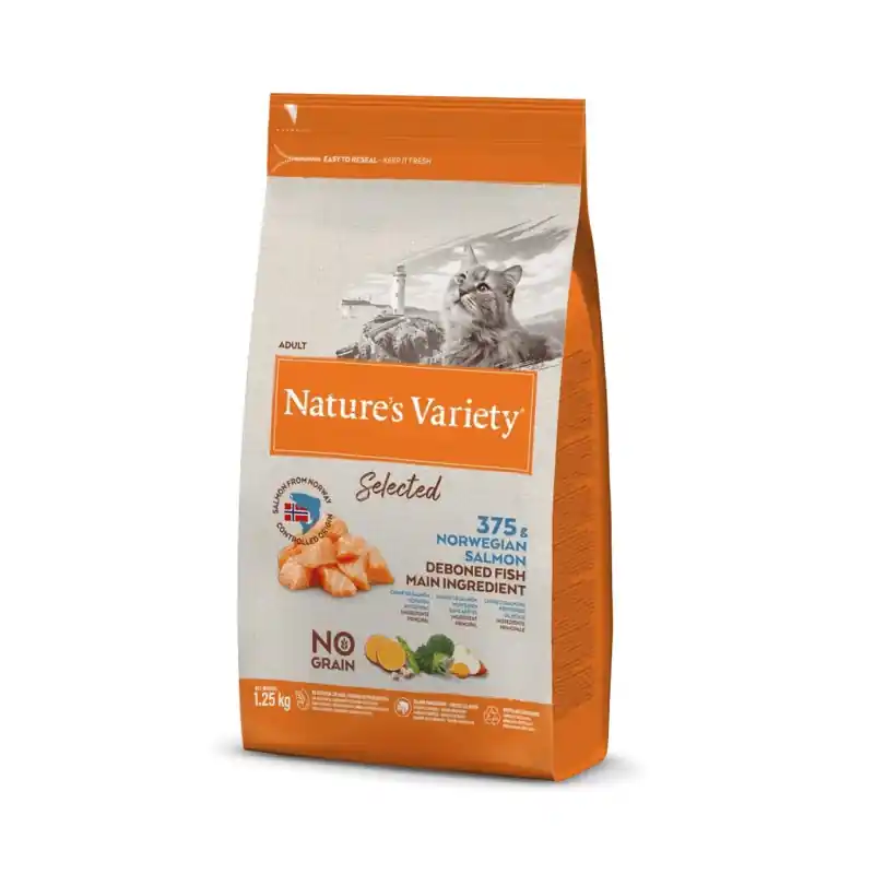 SELECTED SAUMON NORVÉGIEN 1.25KG – NATURE‘S VARIETY Certifié