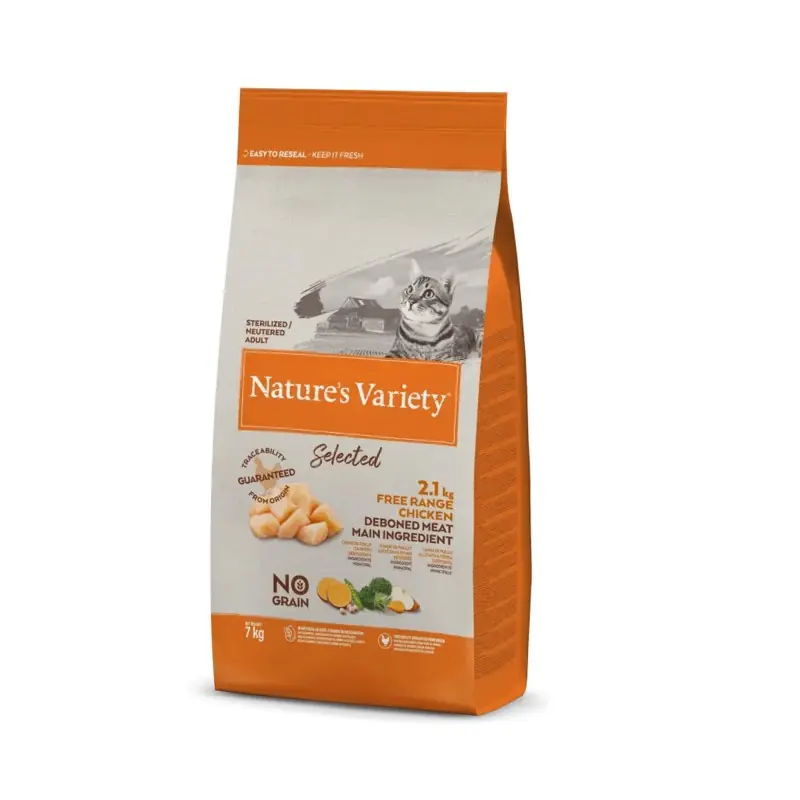 Populaire SELECTED STERILIZED POULET PLEIN AIR 7KG – NATURE‘S VARIETY