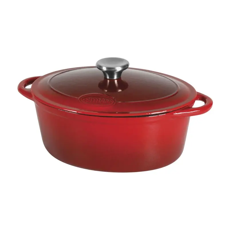 COCOTTE TRADIFONTE OVALE 9L ROUGE – SITRAM Usine Directe