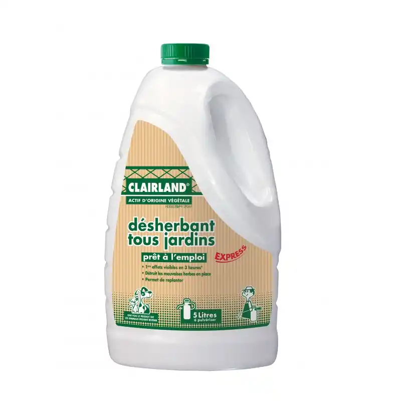 DÉSHERBANT TOUS JARDINS 5L PRÊT À L‘EMPLOI - CLAIRLAND Prix Bas