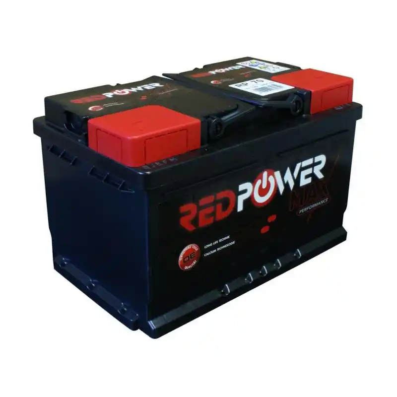 Acheter Direct BATTERIE DÉMARRAGE 12V 70AH 640A – RED POWER