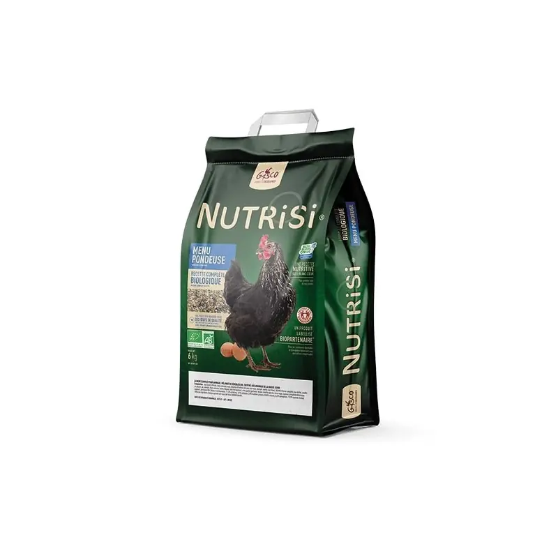 Achetez Aujourd&rsquo;hui NUTRISI MENU PONDEUSE BIO 6KG – GASCO
