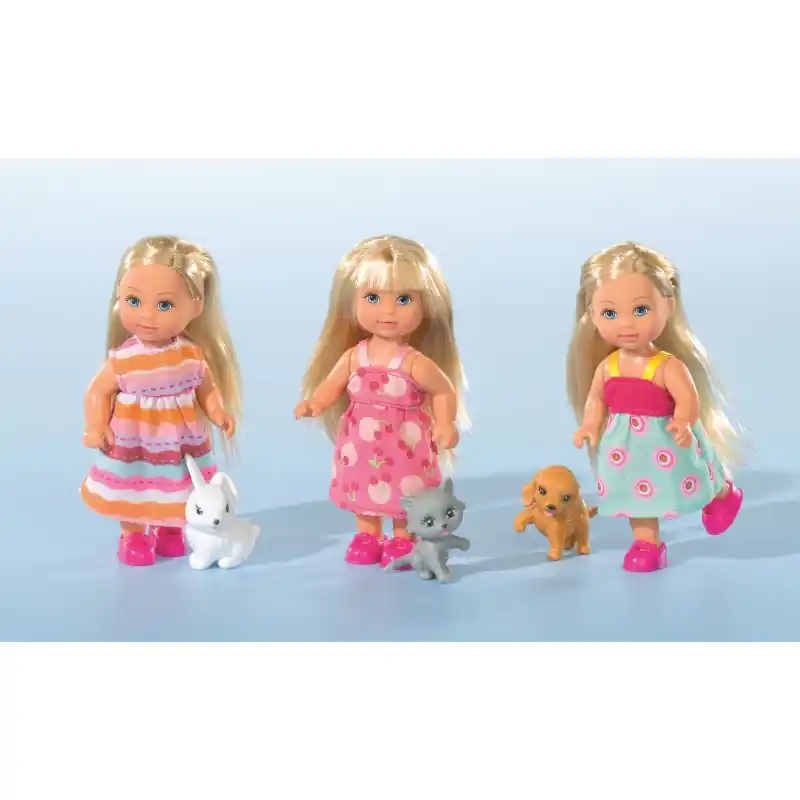 Seulement Aujourd'hui POUPEE EVI ET PETITS ANIMAUX