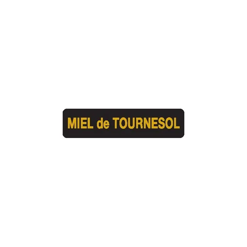 Dernier Modèle ÉTIQUETTES « MIEL DE TOURNESOL » X1000