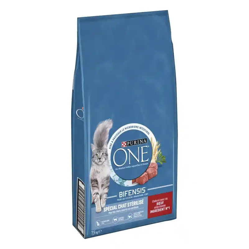 ALIMENT CHAT ONE STERILISED BOEUF 7.5KG Nouvelle Collection