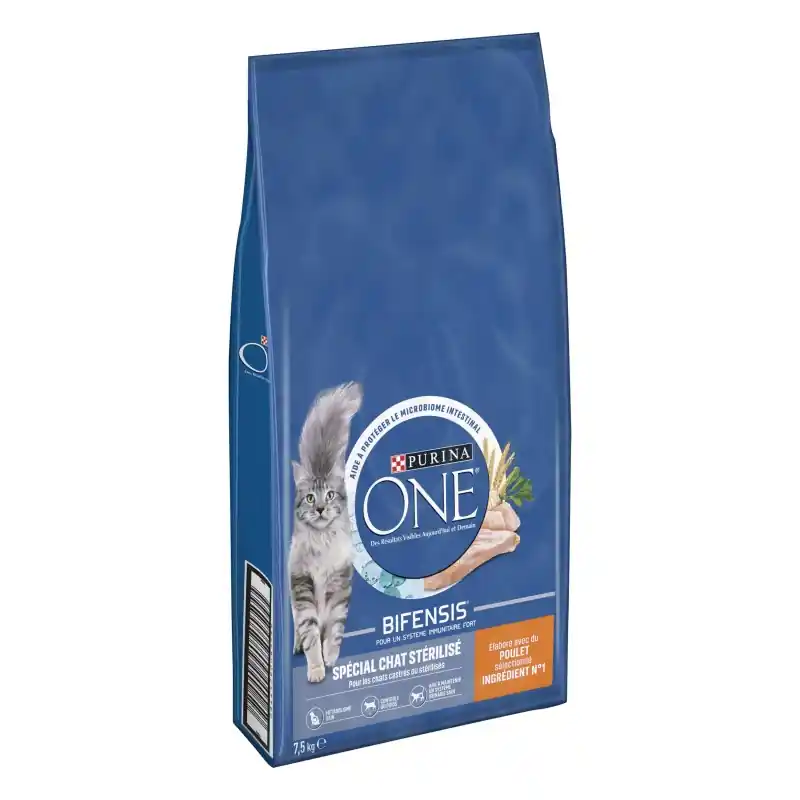 Meilleur Choix ALIMENT CHAT ONE STERILISED POULET ET BLE 7.5KG