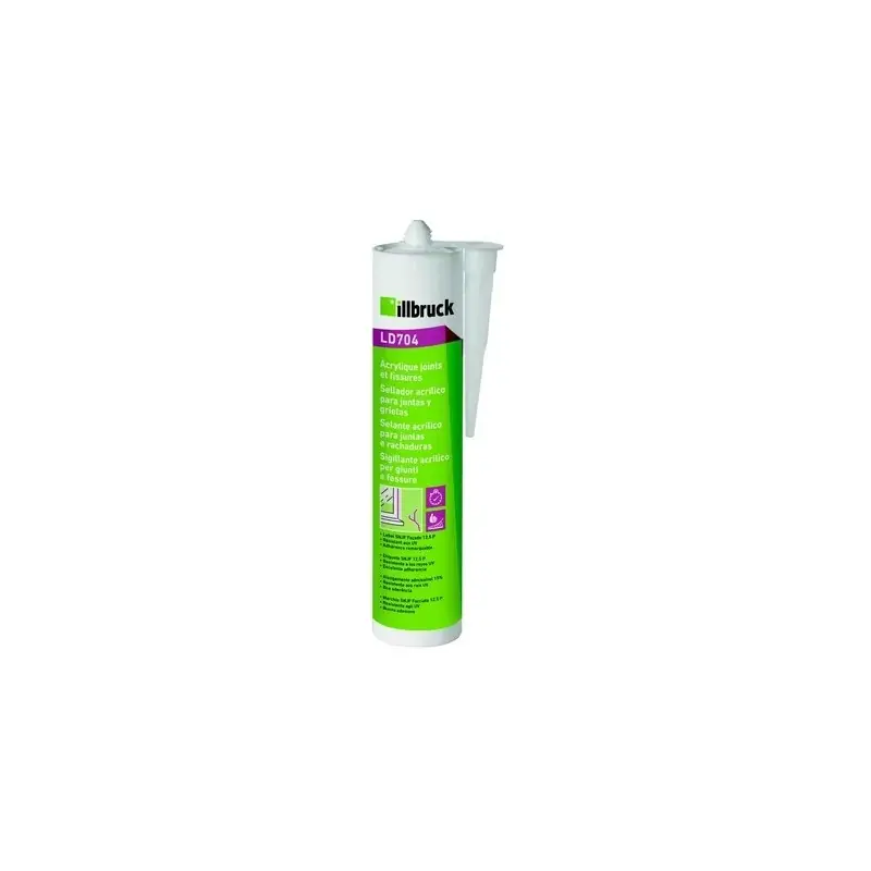 MASTIC ACRYLIQUE JOINTS ET FISSURES LD704 GRIS 310ML – ILLBRUCK Achetez Aujourd&rsquo;hui