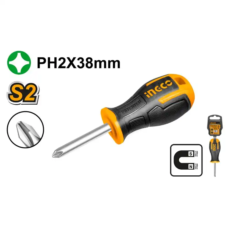 Nouvel Arrivage TOURNEVIS PHILLIPS 2X38MM – INGCO