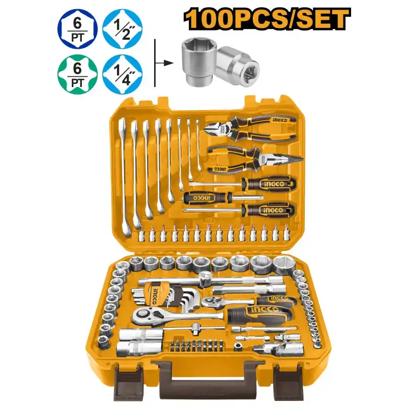 COFFRET MULTI OUTILS 100 PIÈCES – INGCO Soldes