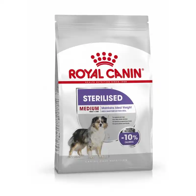 Vente Flash CROQUETTES MEDIUM STERILISED 12KG - ROYAL CANIN