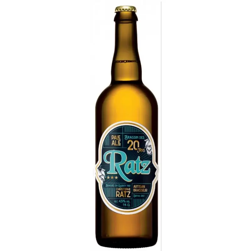 Paiement Sécurisé BIÈRE PALE ALE 75CL ARTISANALE BIO – RATZ