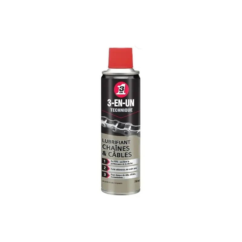 Prix Bas LUBRIFIANT CHAÎNE & CÂBLE 250ML – 3 EN UN