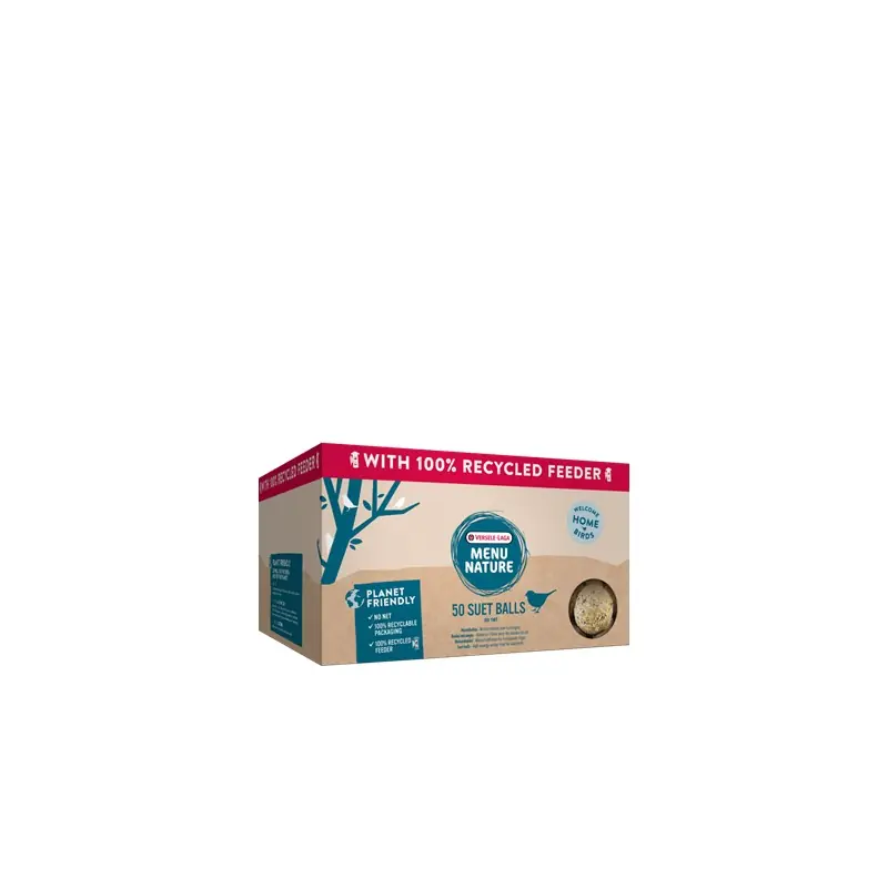 BOULE DE GRAISSE CARTON DE 50 SANS FILET + DISTRIBUTEUR - VERSELE-LAGA Top Vente